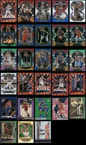 Lote de 28 cartas de baloncesto Panini varios paralelos/primizos/jugadores/conjuntos - Imagen 1 de 2