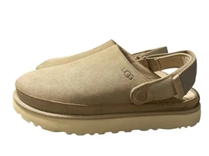UGG Goldenstar Clog Slippers Beige Women’s Size UK 8 - Picture 1 of 11