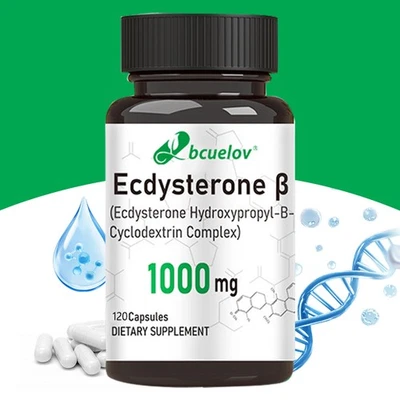 Ecdysterone 1000mg 120 Capsules Muscle Building Testosterone Strong Boost Stamina - Image 1 of 4