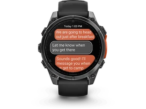 Reloj deportivo - Garmin FĒNIX® 8, Black, Slate Gray Stainless Steel, 47 mm, GPS - Imagen 1 de 1