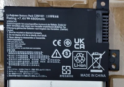 LOTE de baterías C21N1401 para ASUS X455 X455L X455LD X455LA F454L R455LD Y483L Foto 1 de 4