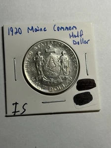 1920 Maine Commemorative Half Dollar AU/UNC Nice Strike - Picture 1 of 4