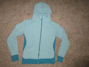 LULULEMON GRÖSSE 8 DURCHGEHENDER REISSVERSCHLUSS SCUBA HOODIE TÜRKIS KAPUZEN SWEATSHIRT JACKE - Bild 1 von 6