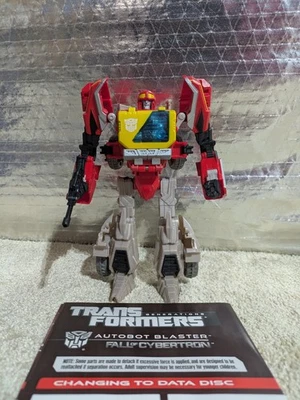 Transformers Generations Fall of Cybertron Blaster con Steeljaw Juego Completo Foto 1 de 4