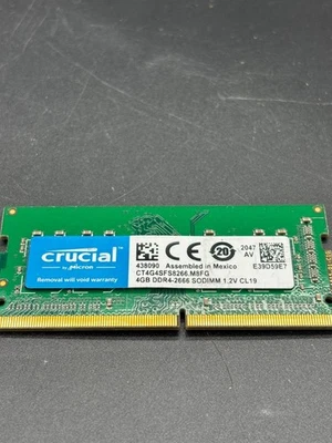 RAM CRUCIAL 4GB DDR4-2666 - Image 1 of 2