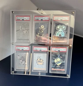 Pokemon TOPPS 2000 the movie - Complete PSA First Appearance set 6/6 -with frame - Picture 1 of 22