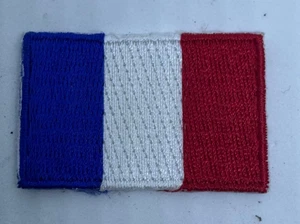 Frankreich Flagge Patch zum Aufbügeln - Bild 1 von 1