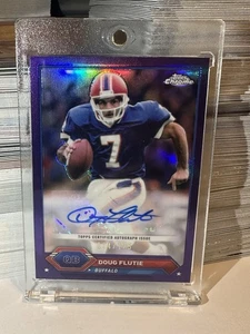 DOUG FLUTIE🔥 2024 Topps Composite 🔥Purple Auto/175 #TCA-DFL🏈Buffalo Bills - Foto 1 di 4