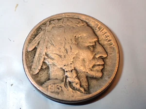 1913 D Type 2 Buffalo Nickel Circulated You Grade NO RESERVE - Picture 1 of 6