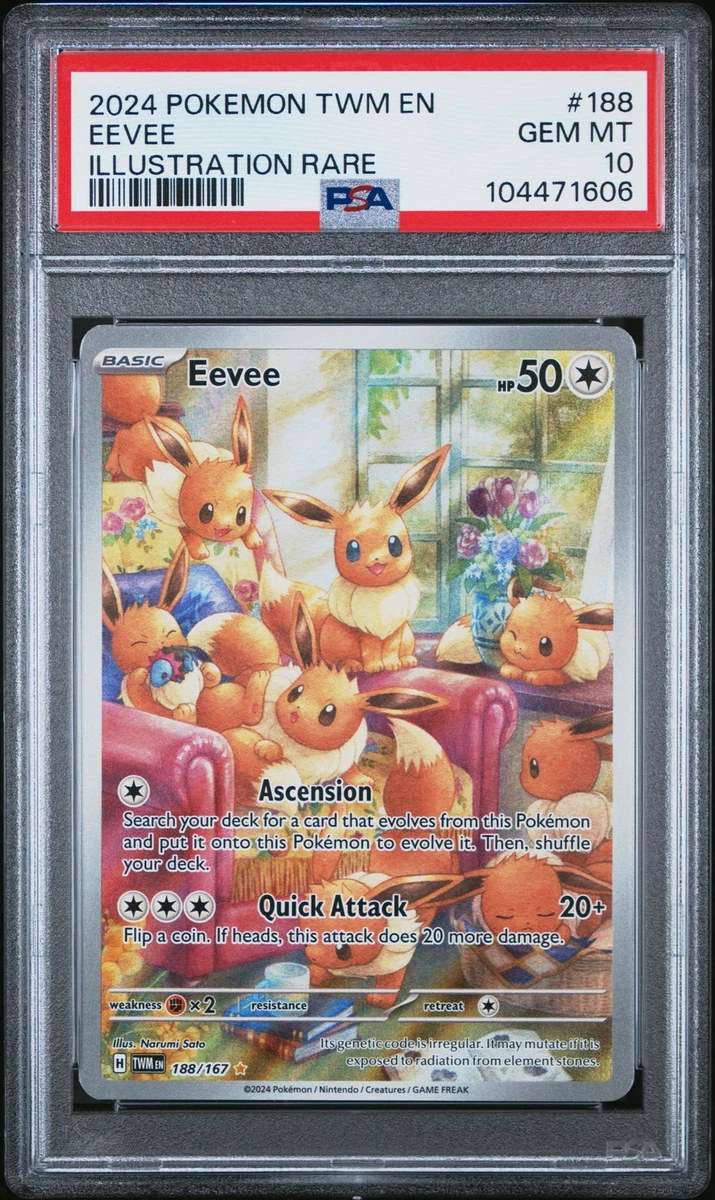 Eevee Pokémon TCG Professional Sports Authenticator (PSA