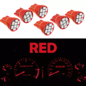 Gauge Cluster LED Dashboard Bulbs Red For 1994-1997 Dodge Ram 1500 2500 Truck - Foto 1 di 6