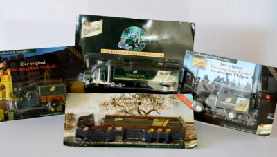 Sammlung Werbetrucks Sammeltruck WERNESGRÜNER Die Pilslegende 4 Trucks in OVP - Bild 1 von 4