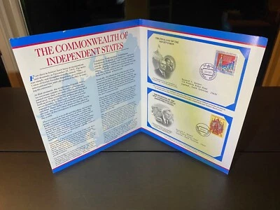 The Commonwealthh of independent states commemorative covers set stamps - Image 1 of 3