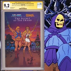 CGC 9.2 SS He-Man y She-Ra El Secreto de la Espada firmado Britt & Oppenheimer - Imagen 1 de 2