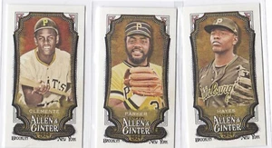 2024 Allen & Ginter Mini Card Lot Pittsburgh Pirates - Hayes - Clemente - Parker - Bild 1 von 2