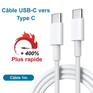 Câble USB Type-C 100W charge rapide pour Samsung Huawei Xiaomi OnePlus - Photo 1 sur 5