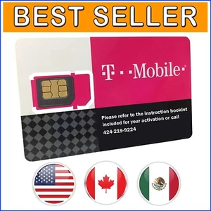 75 Preloaded SIM Card with Unlimited Data, Talk & Text - Perfect for Travelers - Photo 1 sur 2
