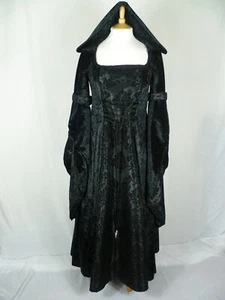 Gothic Wedding Dress Renaissance Medieval Gown Custom Made to size & Plus sizes - Picture 1 of 9