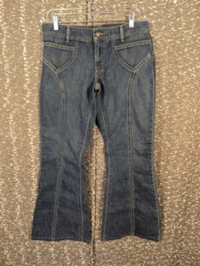 Vintage Y2K American Eagle Denim Flare Jeans Women's 8 - Picture 1 of 10