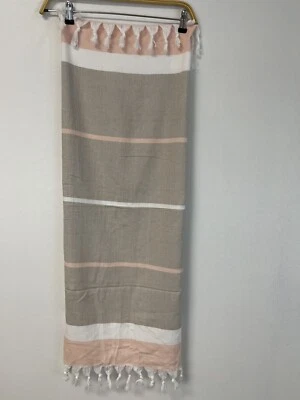 Hamam Turkish Cotton Bath Beach Hammam Towel Peshtemal Sauna Small Stripe N161 - Image 1 of 4