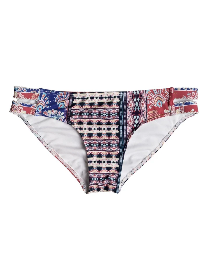 Roxy Women's 188499 Bohemian Vibes 70's Bikini Bottom Swimwear Size XS
