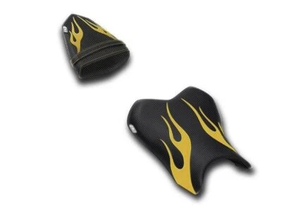 Fundas de asiento delanteras y traseras Luimoto Flame Edition 5 colores para Yamaha R6 2006-2007 Foto 1 de 4
