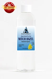 WITCH HAZEL DISTILLATE FACE TONER ORGANIC by H&B Oils Center ALCOHOL FREE 4 OZ - Picture 1 of 12