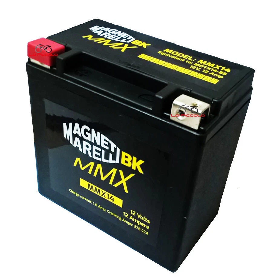 MMX14 BATTERIA CHIUSA MAGNETI MARELLI YTX14-BS HONDA VTX 1300 C 2007 Foto 1 de 1