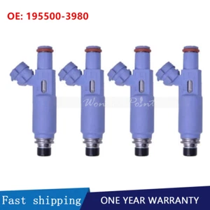 4PCS 195500-3980 Fuel Injectors for SUZUKI JIMNY 1998-2007 1.3 16V M13A 60KW - Picture 1 of 7