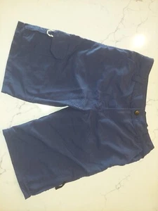 REI Co-op Nylon Shorts Youth Boys Size 10 Husky Navy Blue Outdoor Cargo Hiking - Picture 1 of 11