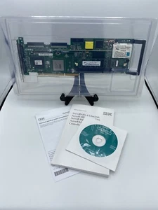 NEW IBM ServeRAID-6M Ultra 320 SCSI Raid Contr 32P0033 + IBM Support & Update SW - Picture 1 of 9