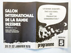 GOTLIB programme festival Angoulême 1978
