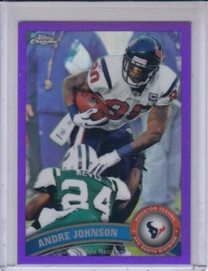 ANDRE JOHNSON 2011 Topps Chrome Purple Refractor #60 259/499 Texans - Picture 1 of 2