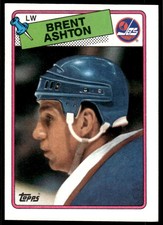 1988-89 Topps, Brent Ashton Winnipeg Jets #128