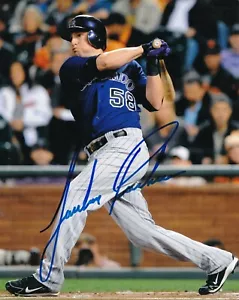 JORDAN PACHECO COLORADO ROCKIES ACTION SIGNED 8x10 - Picture 1 of 1