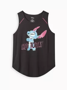 Torrid Disney Lilo Stitch Tank Active Black NWT New 5X - Picture 1 of 5