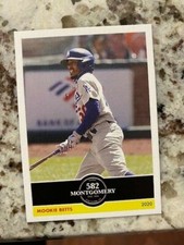 2020 TOPPS MONTGOMERY 582 CLUB SET 5 CHECKLIST CARD DODGERS MOOKIE BETTS #TY