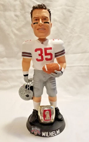 2002 Ohio State National Champ Bobblehead -Matt Wilhelm #650 of 2003, No Box Cover