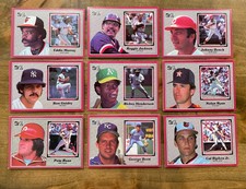 1983 Donruss Action All-Stars Complete Baseball Set Cal Ripken Jr. / Nolan Ryan+