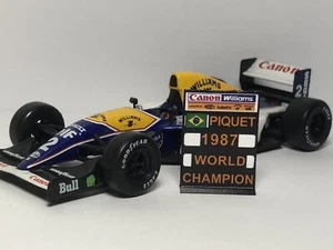 Pitboard 1:43/1:18 (Pizarra F1) / Nelson Piquet (Williams) 1987 World Champion - Imagen 1 de 12