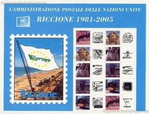 UNO NEW YORK - 2005 GREETING STAMPS SHEET RICCIONE 977-81 ** - S 8 - EVENT SHEET - Picture 1 of 1