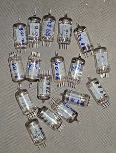 12AU7 AWV Radiotron long plate tubes , Australian Production - Picture 1 of 4