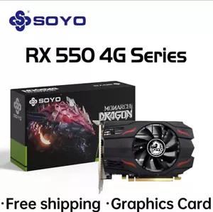 SOYO Graphics Card AMD GPU Radeon RX 550 4G - Picture 1 of 6