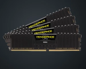 VENGEANCE® LPX 32GB (4 x 8GB) DDR4 DRAM 2666MHz C16 Memory Kit - Black - Picture 1 of 4