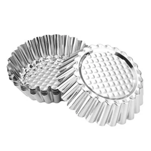 16 pezzi stampi per uova in acciaio inox design crisantemi fai da te tazza da forno - Foto 1 di 11