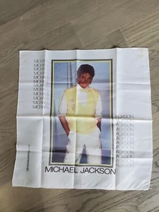 Vintage 1983 Michael Jackson Banner22 x 22.5 - Picture 1 of 7