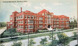 Technical High School Cleveland Ohio Postcard - Picture 1 of 2