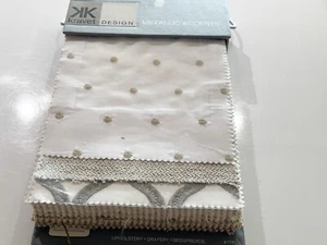 Kravet Design Metallic Accents discontinued sample book for crafts - Picture 1 of 4