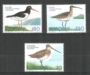 FAROE ISLANDS 1977 , mint stamps MNH (**) set - birds - Picture 1 of 1