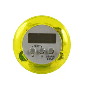 New Digital LCD Round Timer Kitchen Sports 99 Minutes Button Countdown Alarm - Picture 1 of 15